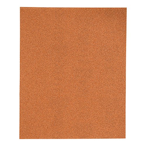 Mercer Industries 205100A - 9 x 11 Garnet Paper Sheets, Grit 100A (100 pack)