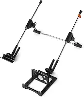 Suporte para Notebook em Aço Dobrável e Altura Ajustável c/Apoio de Celular NR17