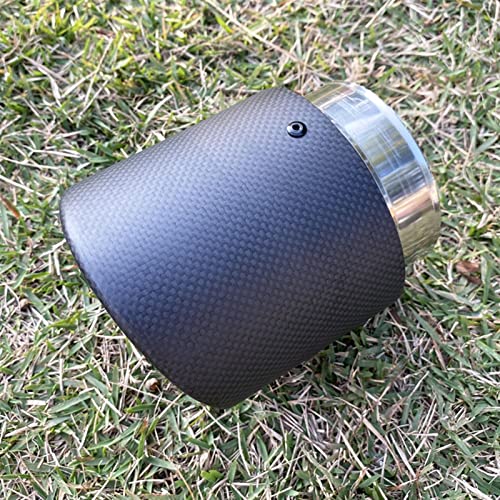 Cola de escape para X5 E70 en acero inoxidable 304 y elegante fibra de carbono