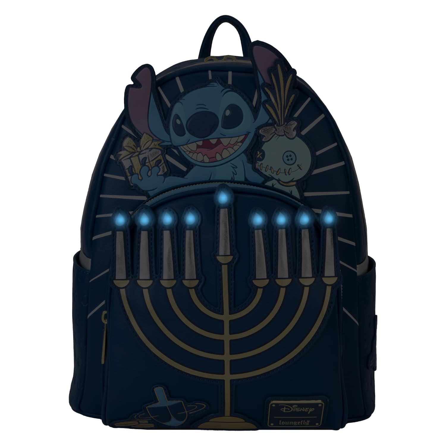 Amazon.com: Loungefly Disney Lilo & Stitch Light Up Menorah  display picture 1