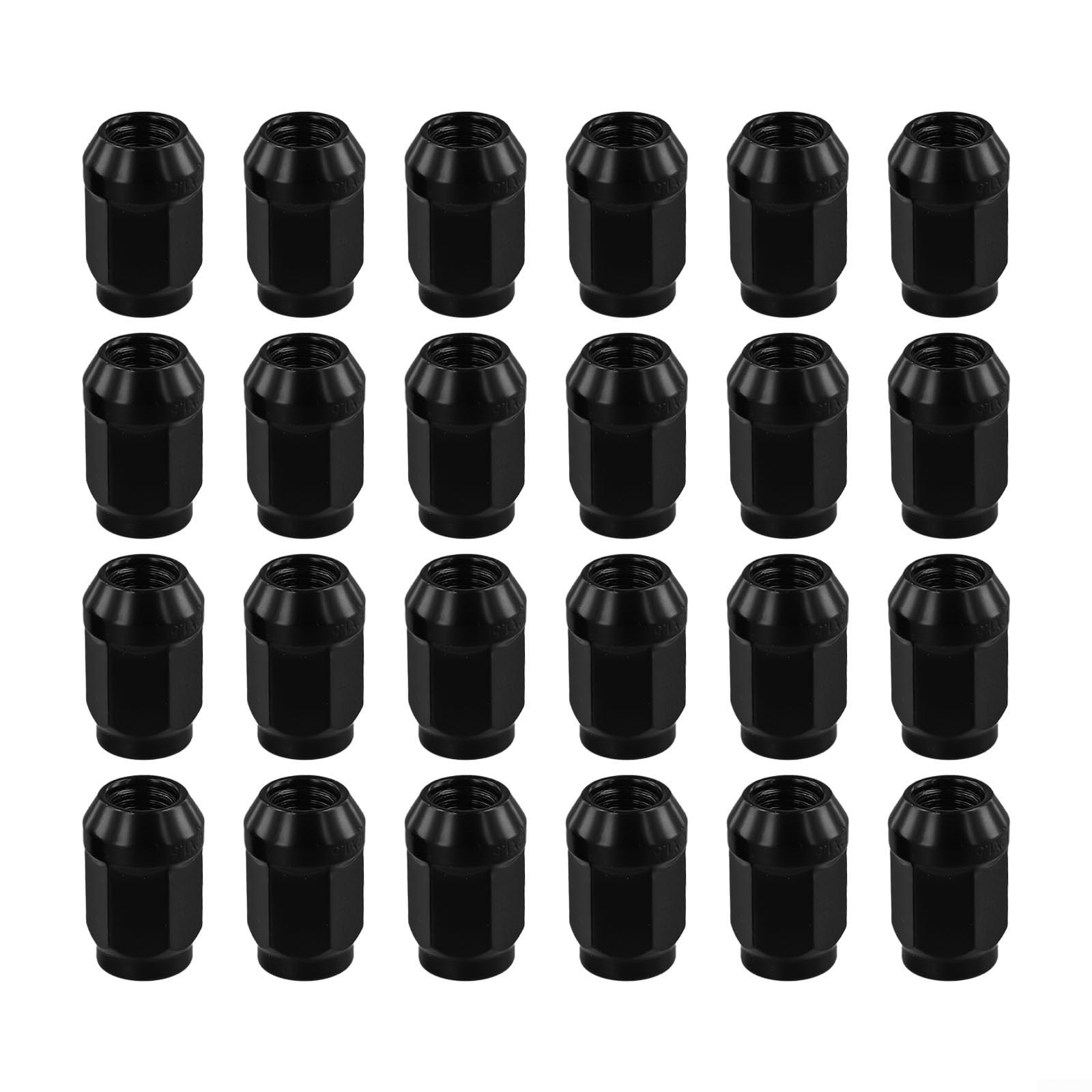 Lot de 24 écrous de roue 12 x 1,5 pour Land Cruiser et Ford avec siège conique et taille de douille de 19 mm