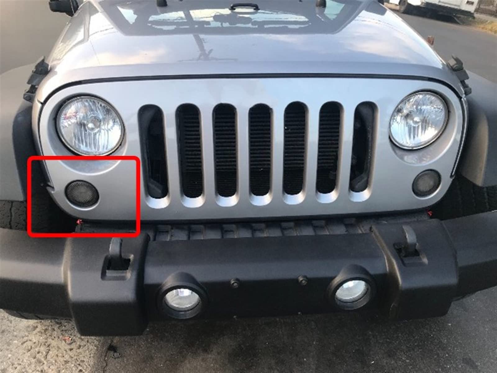 Dinamiche Indicatori direzione Compatibile con Jeep per Wrangler JK 2007-2015 2016 2017 Indicatore Luminoso Indicatore di Direzione Anteriore A per Auto Luci di Posizione(Smoked)