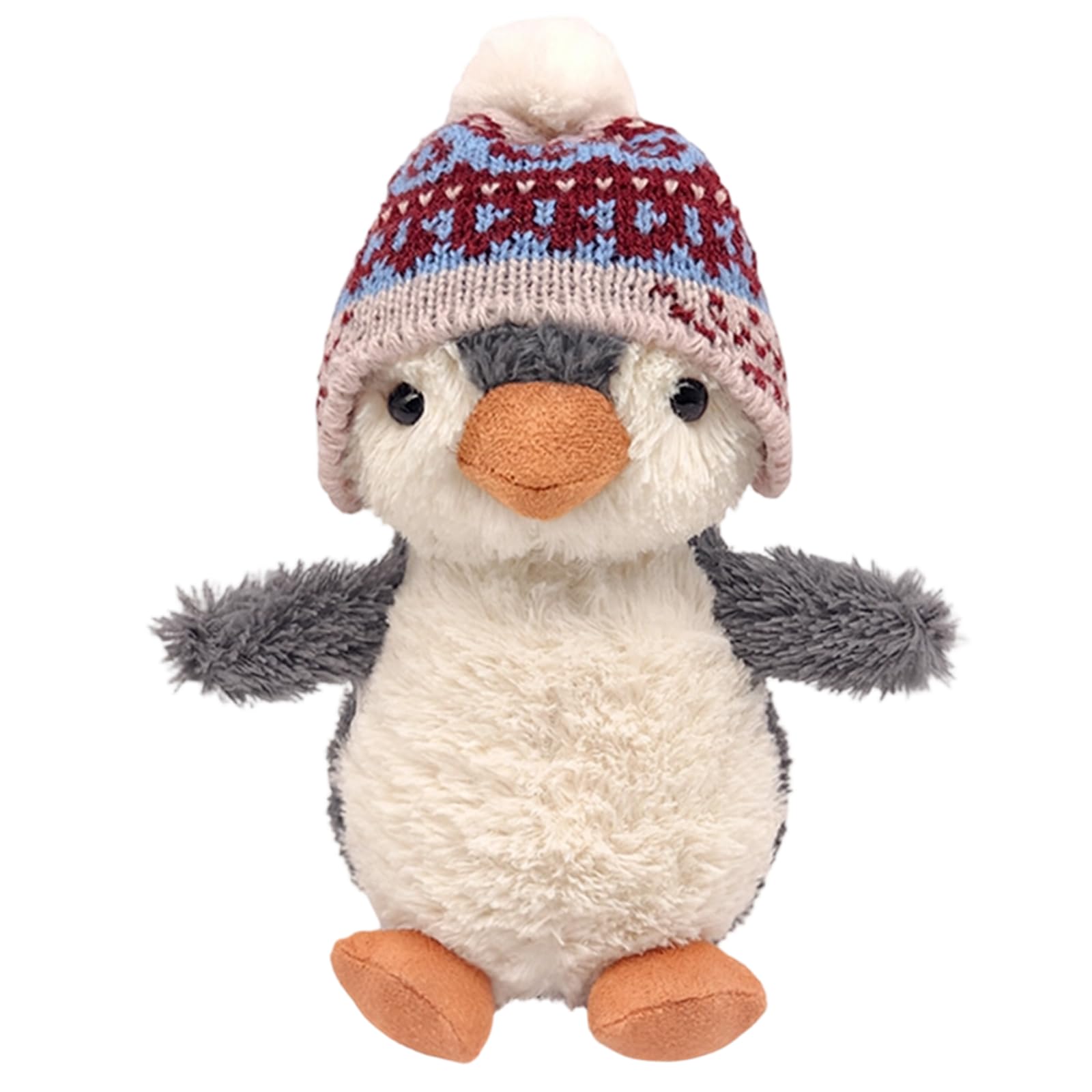 SrgPui Penguin Teddy, Penguin Toy, 16Cm, Cuddly Toy, Soft Pudgy Stuffed Animals for Cuddling Playing and Decor