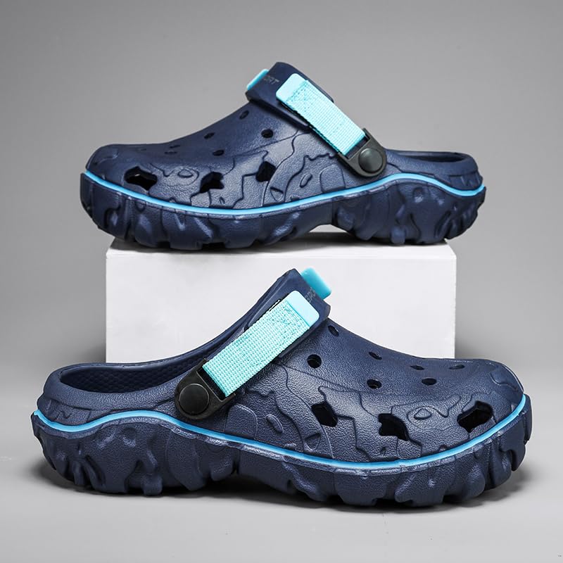 Image of Men's Clogs Garden Shoes Adult Mules Outdoor Sports Sandals Summer Water Beach Shoes Casual Slippers Lightweight Breathable Non-Slip