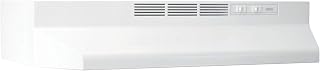 Broan-NuTone 413001 30-Inch White Ductless Under Cabinet Range Hood with 2-Speed Fan & Lights