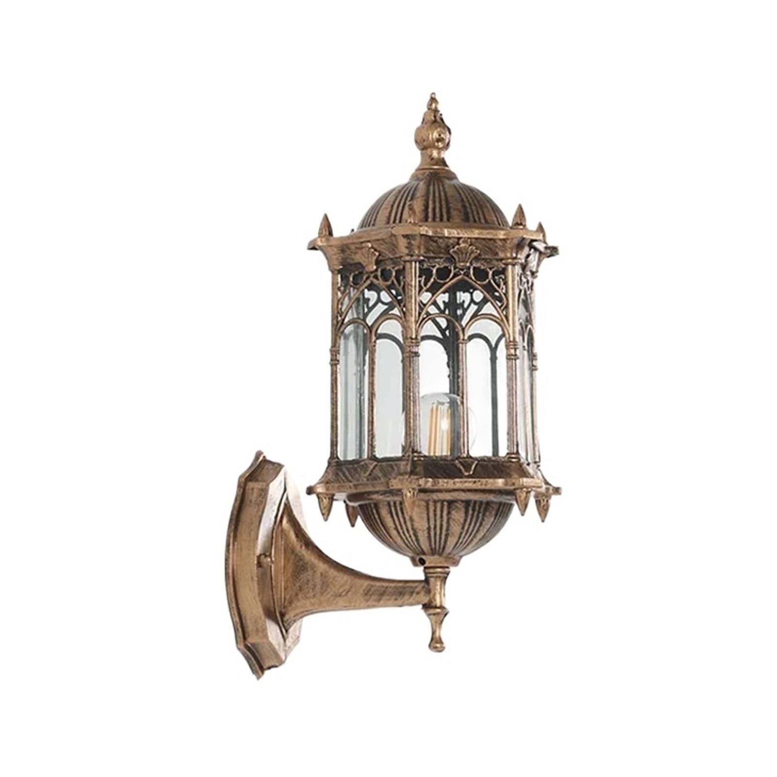 GDBAGKDQK Retro Outdoor Waterproof Antirust E27 Wall Lamp Garden Gateway Sconce Courtyard Corridor Villa Bra Residential Balcony Lights Bright Lights