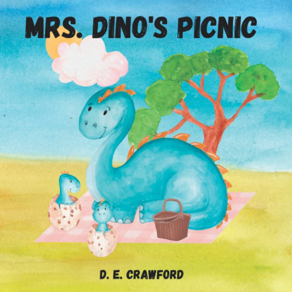 Mrs. Dino's Picnic: A Dinosaur Counting Story Book to Teach Numbers to Preschoolers