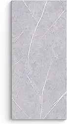 Placas Adesivas Mármore 3D Autocolantes Kit com 30 Unidades Revestimento Decorativo Lavável para Parede, Quarto, Sala e Banheiro 30cm x 60cm (Mármore Cinza Pietra, 30cm x 60cm)
