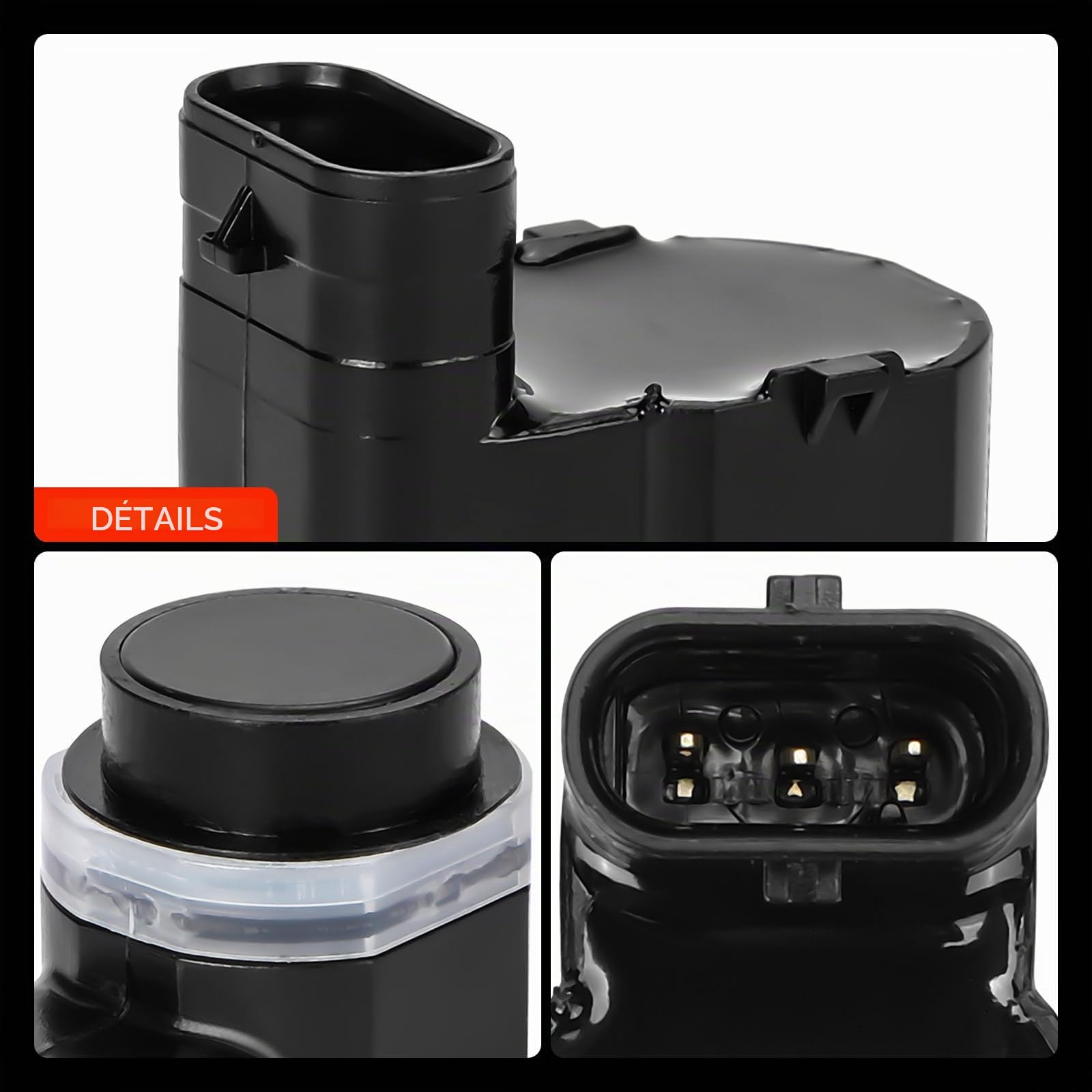 Frankberg 4x Capteur de stationnement PDC Avant Arrière Compatible avec X3 E83 2.0L-3.0L PDC Capteur de stationnement PDC X5 E70 3.0L-4.8L X6 E71 E72 3.0L 4.4L Remplacer# 66209139868