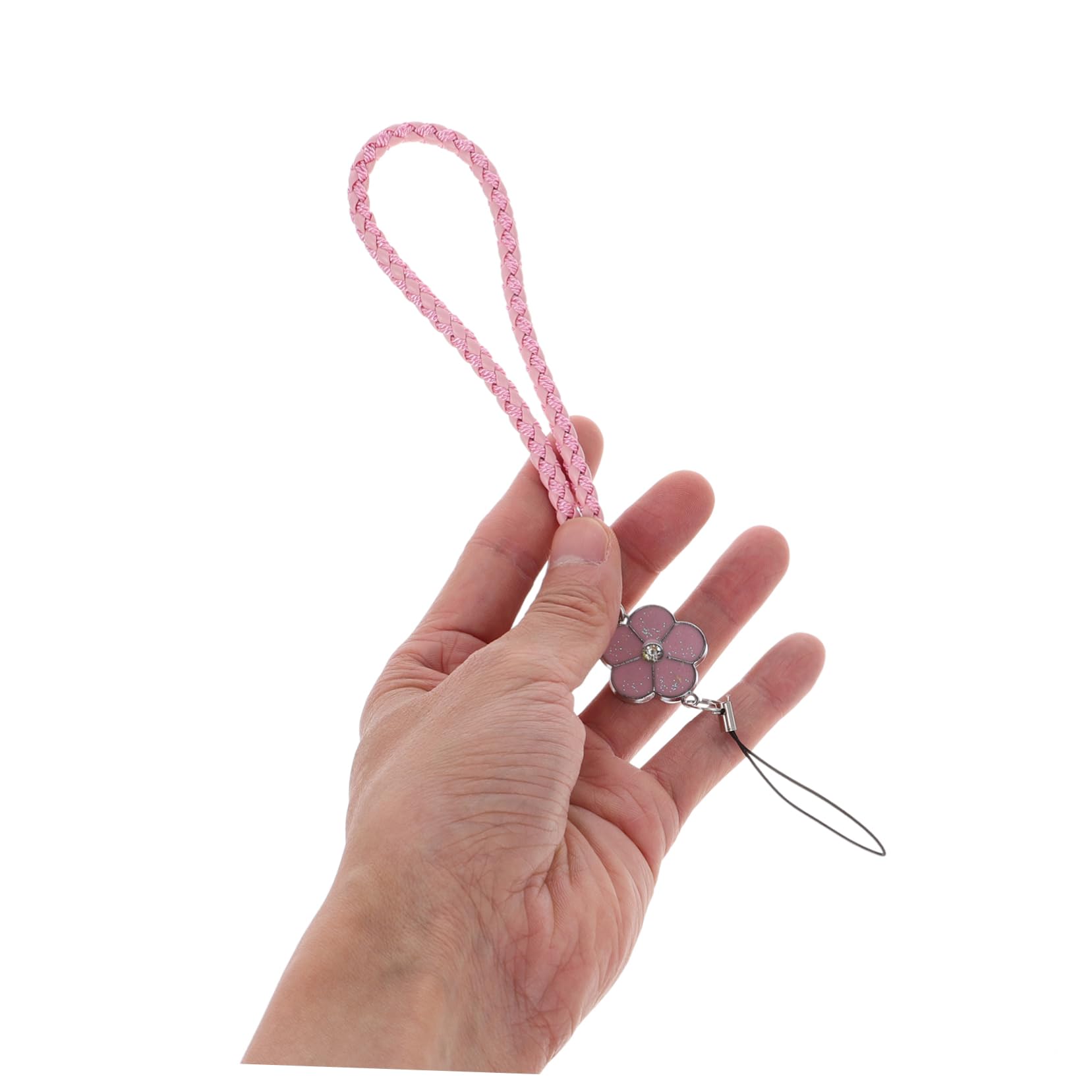 DOITOOL Llavero Anti-perdida Accesorios Moviles Wristband Accesorios Running Cordón Encanto De La Correa Del Teléfono Cadena De Cuerda Colgante Black