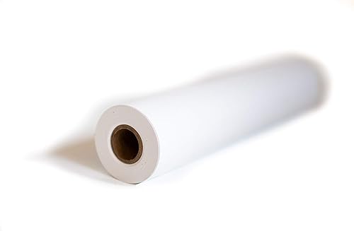 Miniatura 8 de White Art - Rollo de papel de caballete (12 pulgadas por 75 pies) 100% reciclable, sin amarillamiento, para manteles de papel, respaldo de tablón de