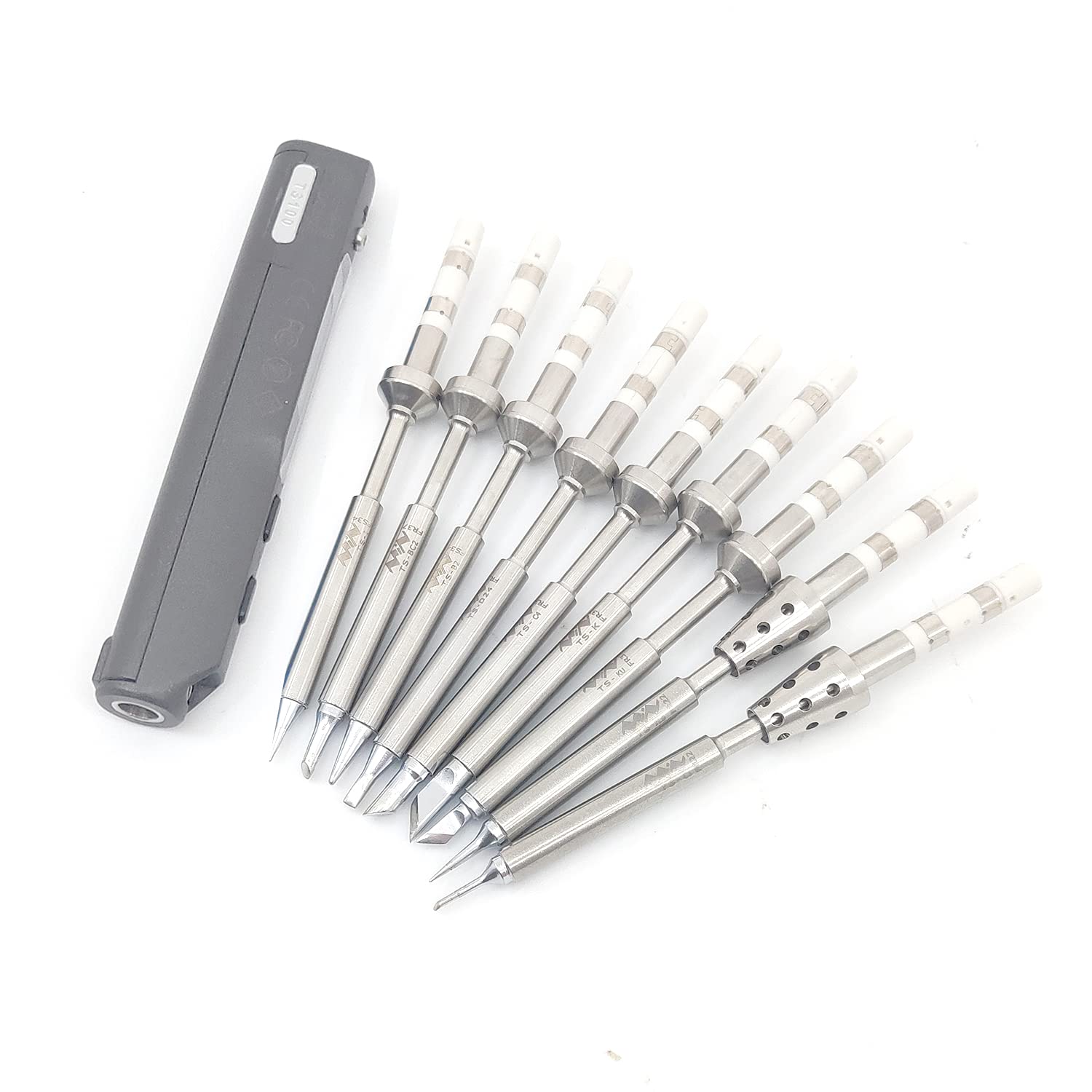 NovelLife TS100 65W Mini Electric Soldering Iron Kit,Adjustable