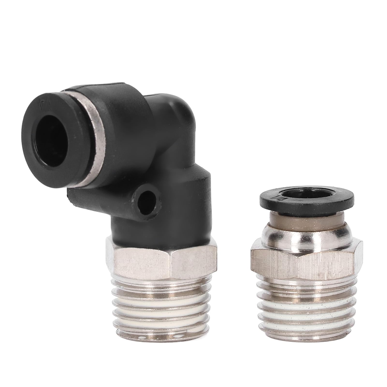 Kit de accesorios de aire neumáticos de 30 piezas, tubo de 3/8 pulgadas OD 1/4 NPT, acopladores de conexión rápida para tubos de PU PA PE PVC, construcción de metal ABS, gr