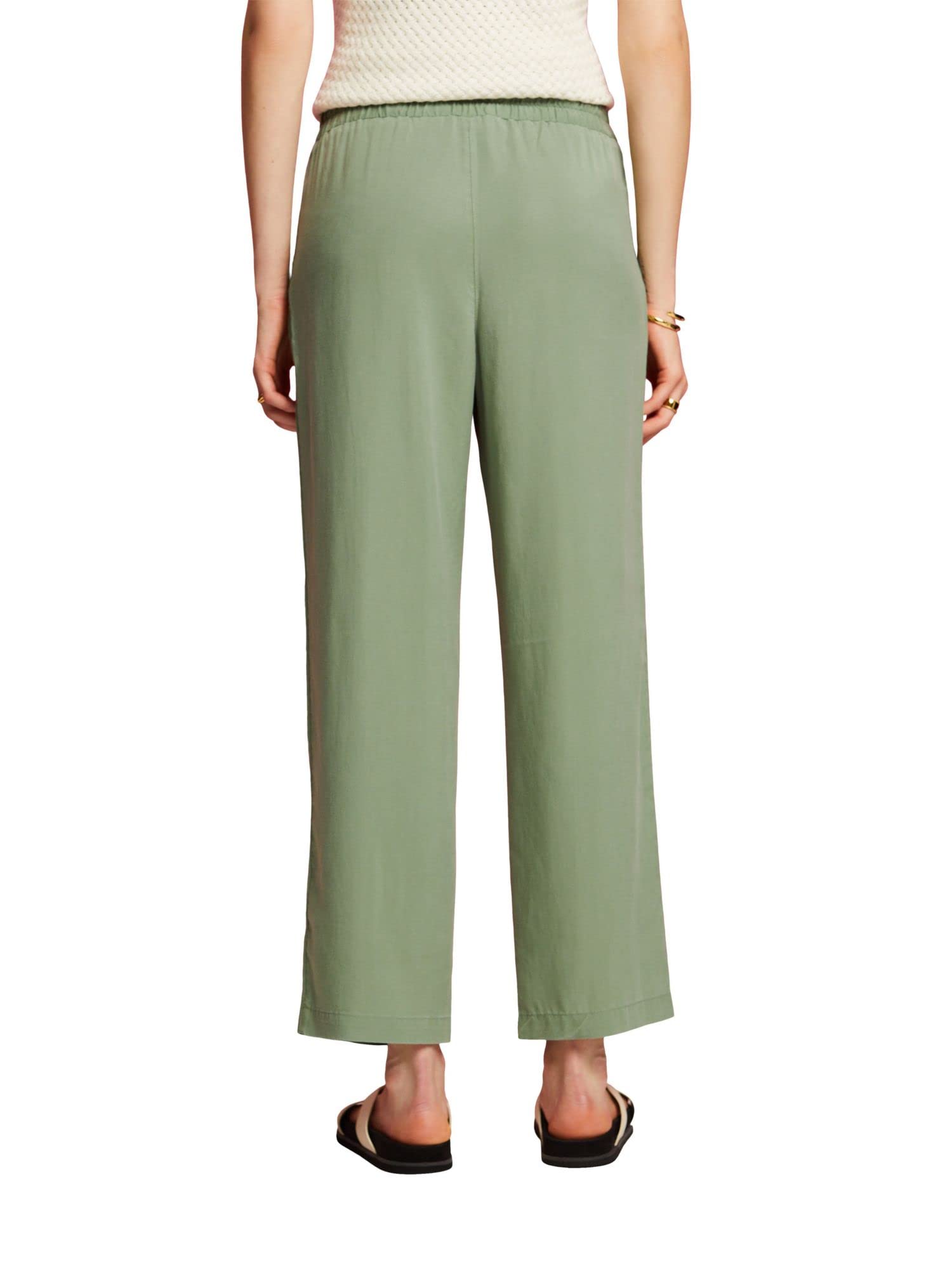 Image secondaire de Pantalon Femme Extensible Kaki Esprit