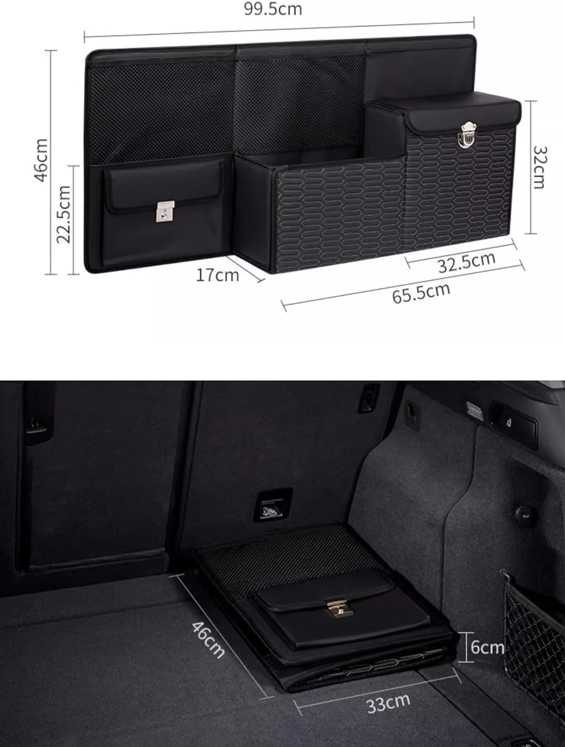 Amazon | 車 トランク収納ボックス 多機能 レザー収納 吊り下げ