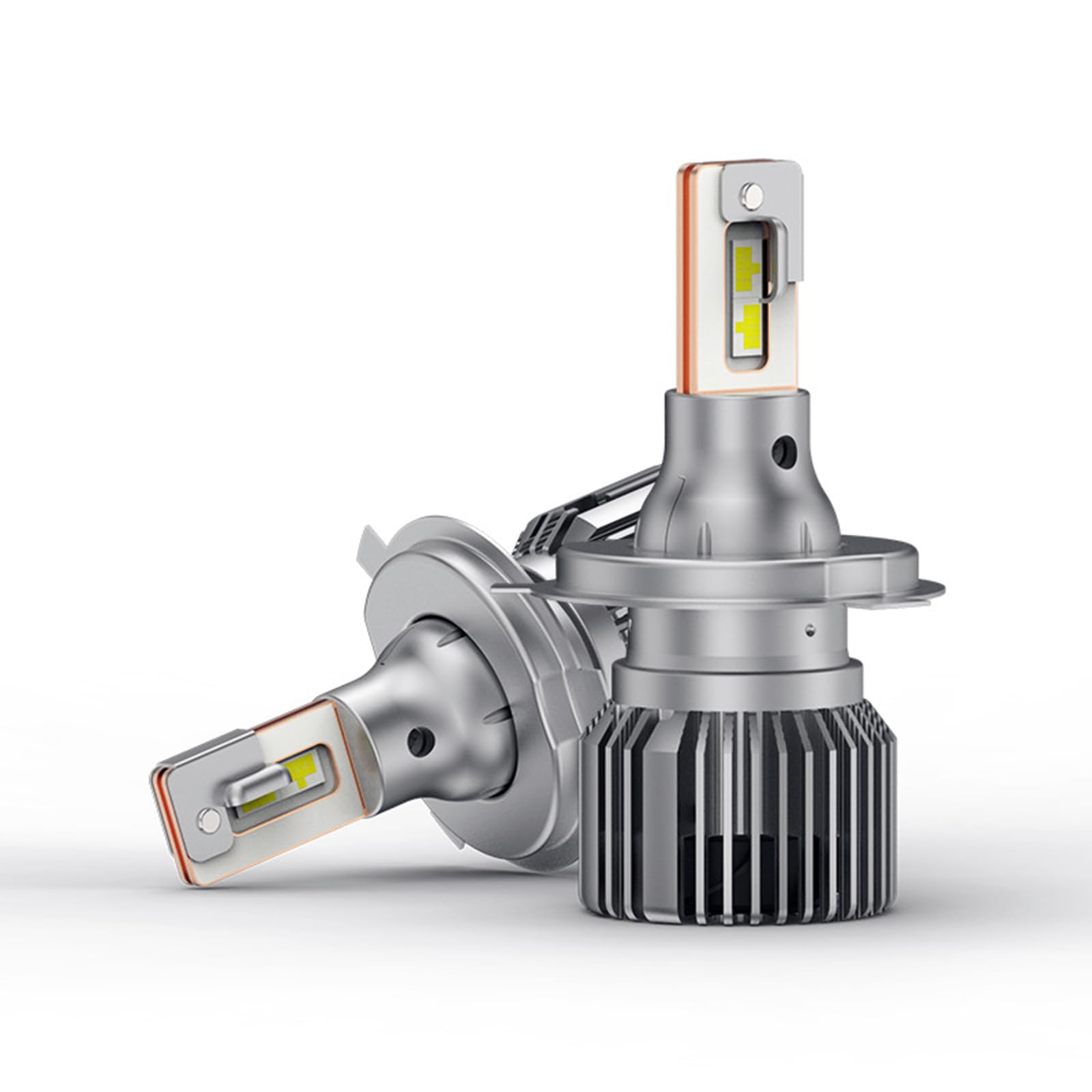 Lot De 2 Ampoules De Phare LED 350% Plus Lumineuses, 45 000 Lm, Faisceau De Croisement LED, Blanc Froid 6000 K, Taille Mini.,H1