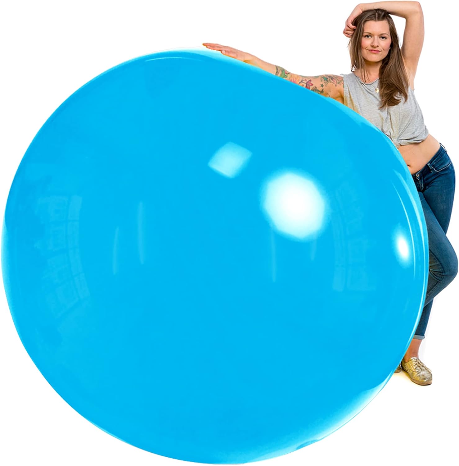Giant Balloons Light Blue 72 Inch Jumbo Ready to Inflate with Air