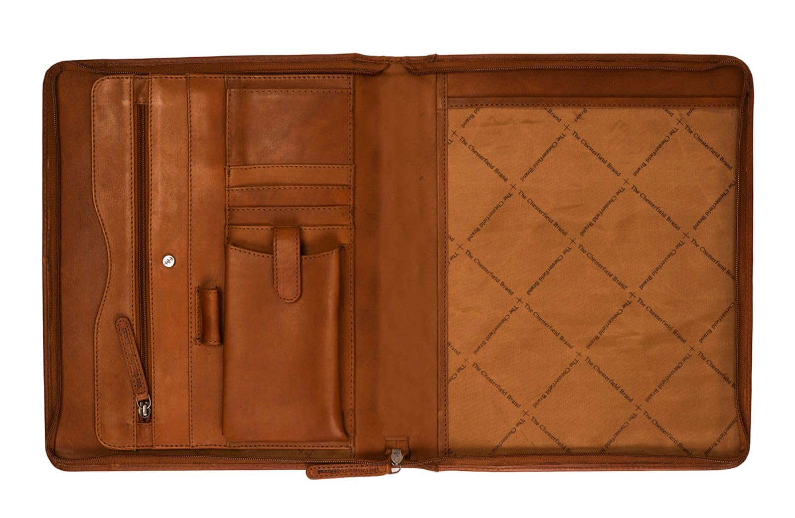 The Chesterfield Brand Schreibmappe - Rindsleder Document Case 29x34cm Cognac