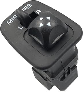 DEVMO Power Mirror Control Switch Compatible with Fo-rd Excursion Expedition Escort F(150) F250 F350 Super Duty Thunderbird Windstar Replaces# F65Z17B676AB 901-319 Front Driver Side Door