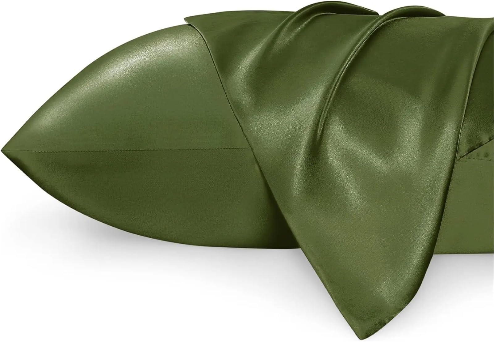 2PCS Satin Pillowcase for Hair and Skin Silky with Envelope Closure For Home