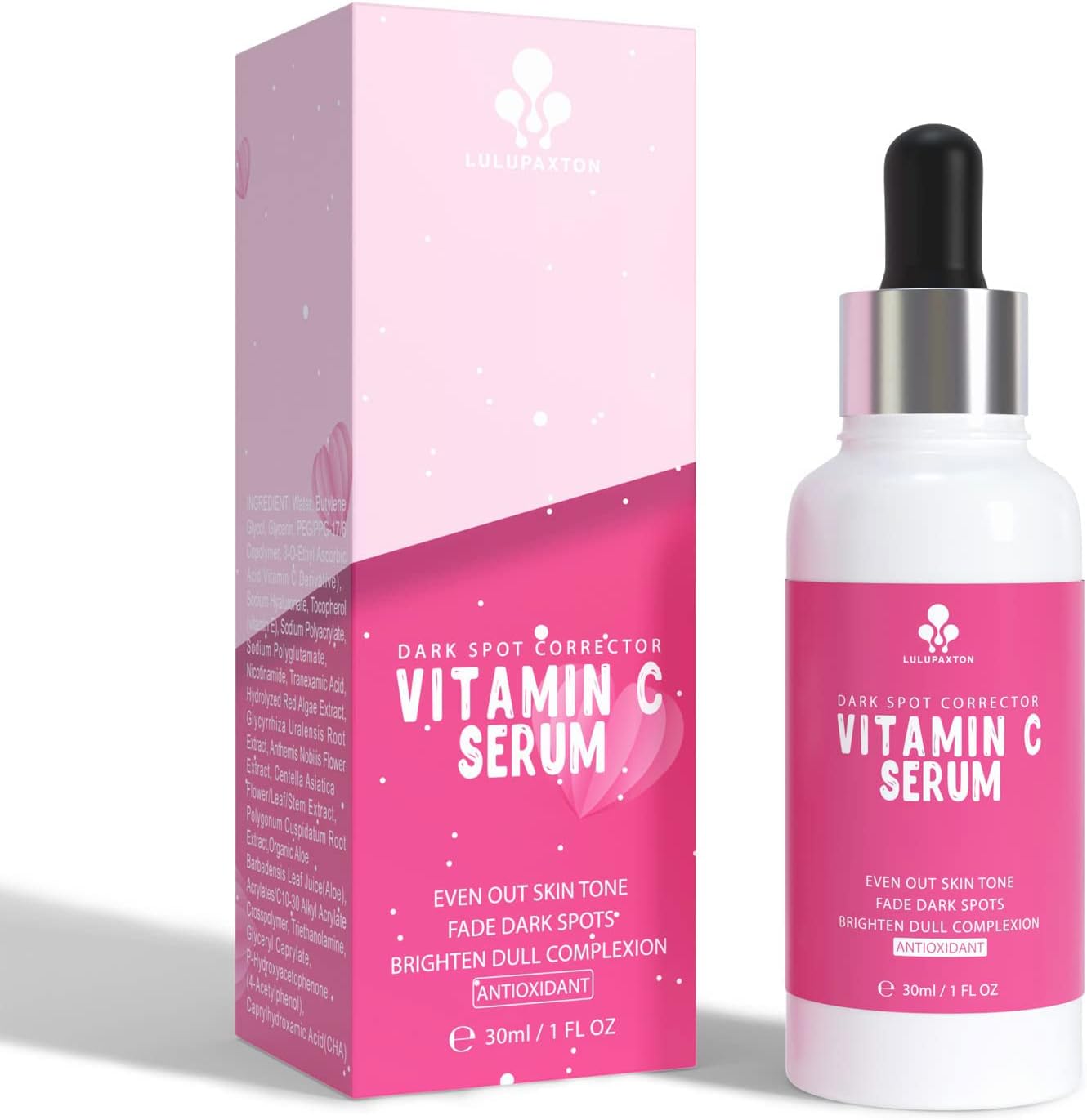 Vitamin C+ Super Serum, Anti-Wrinkle | Anti Aging with 3-O-Ethyl Ascorbic Acid, Hyaluronic Acid, Vitamin E, Organic Aloe Vera and Nicotinamide, 1 fl oz