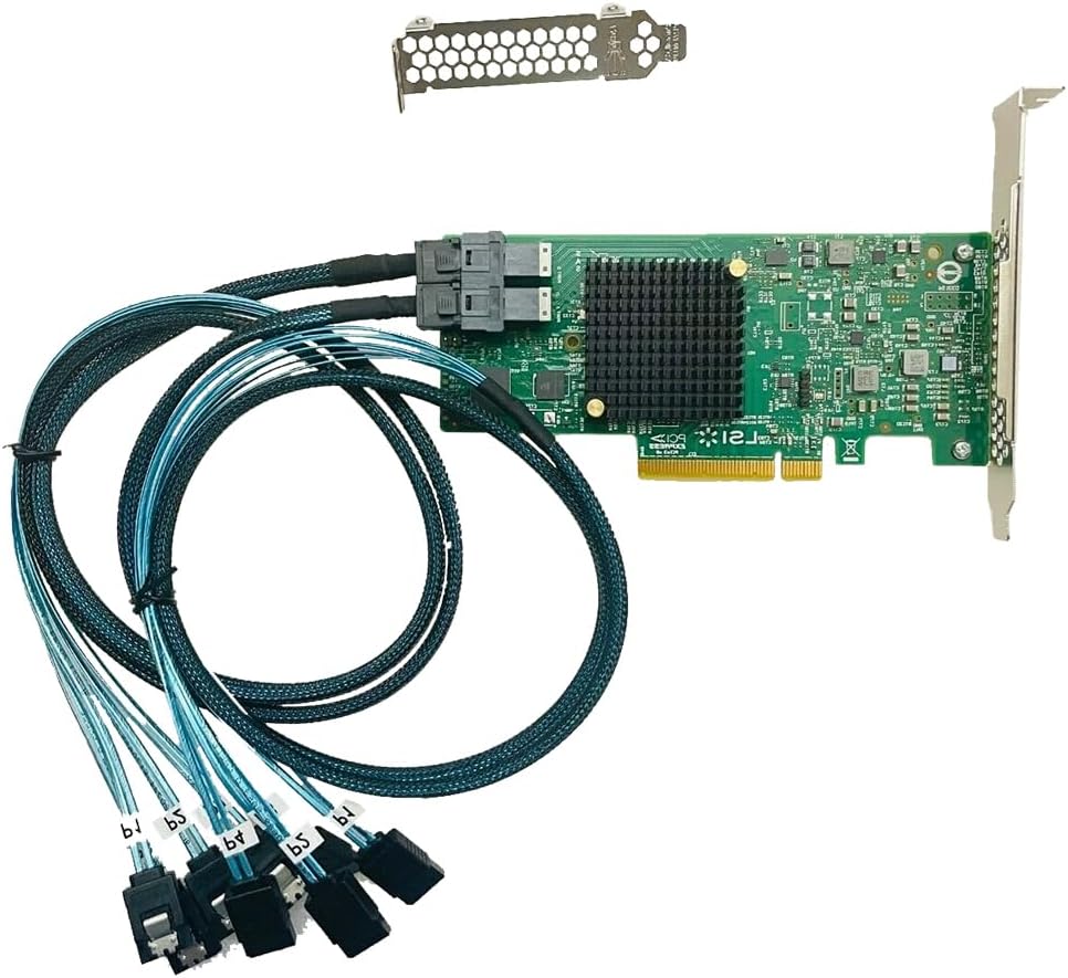 LSI 93008i RAID Controller Card PCI E 3.0 12Gbps HBA IT