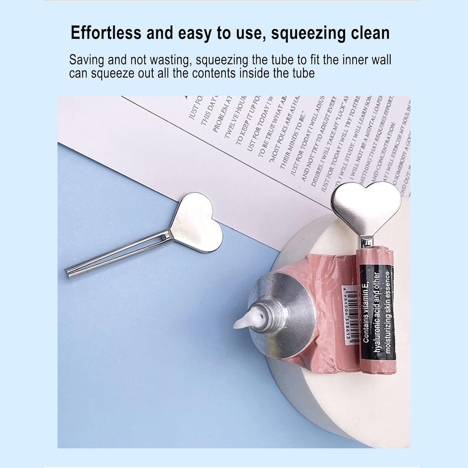 LNYMZD 2 x Silver Toothpaste Tube Keys, Metal Tube Squeezer for Toothpaste Creams, Colours, Cosmetics and Hair - Image 4