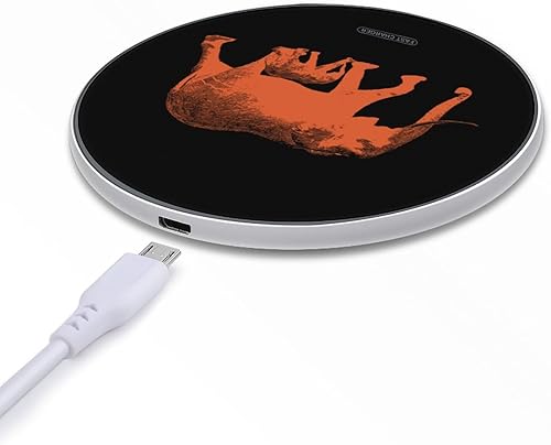 Miniatura 5 de Elephants Print Wireless Charger Pad 10W Fast Charging Pad Compatible with iPhone 15 14 13 12 Series Samsung Galaxy Series