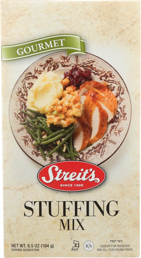 Streit's All Natural Stuffing Mix Kosher For Passover 6.5 oz. Pack of 6.6