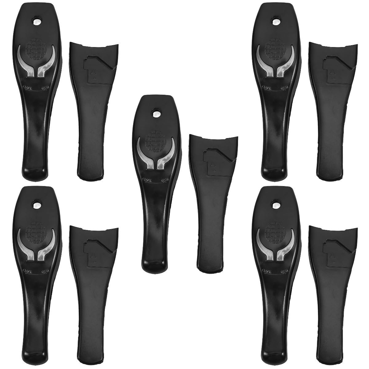 PRETYZOOM 5pares Mango De para Olla Presión Yinduofu Antideslizante Instalación Agarre Ergonómico Accesorio De Cocina