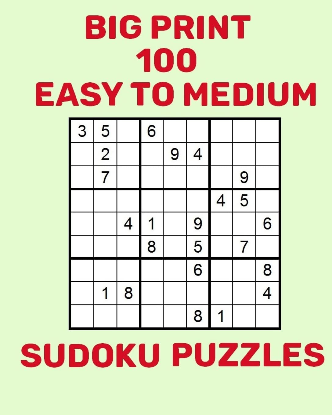 big-print-100-easy-to-medium-sudoku-puzzles-christie-chloe-9781720317586-amazon-com-books for 100 Free Printable Sudoku Puzzles Big Print 100 Easy to Medium Sudoku Puzzles: Christie, Chloe: 9781720317586: Amazon.com: Books for 100 Free Printable Sudoku Puzzles