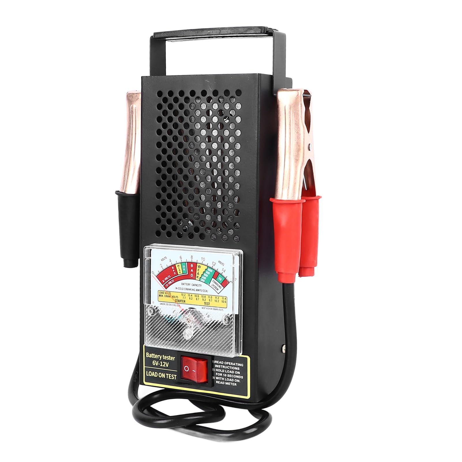 LICAEVEY Tester Akumulatora Samochodowego 12V, Wysokiej Dokładności