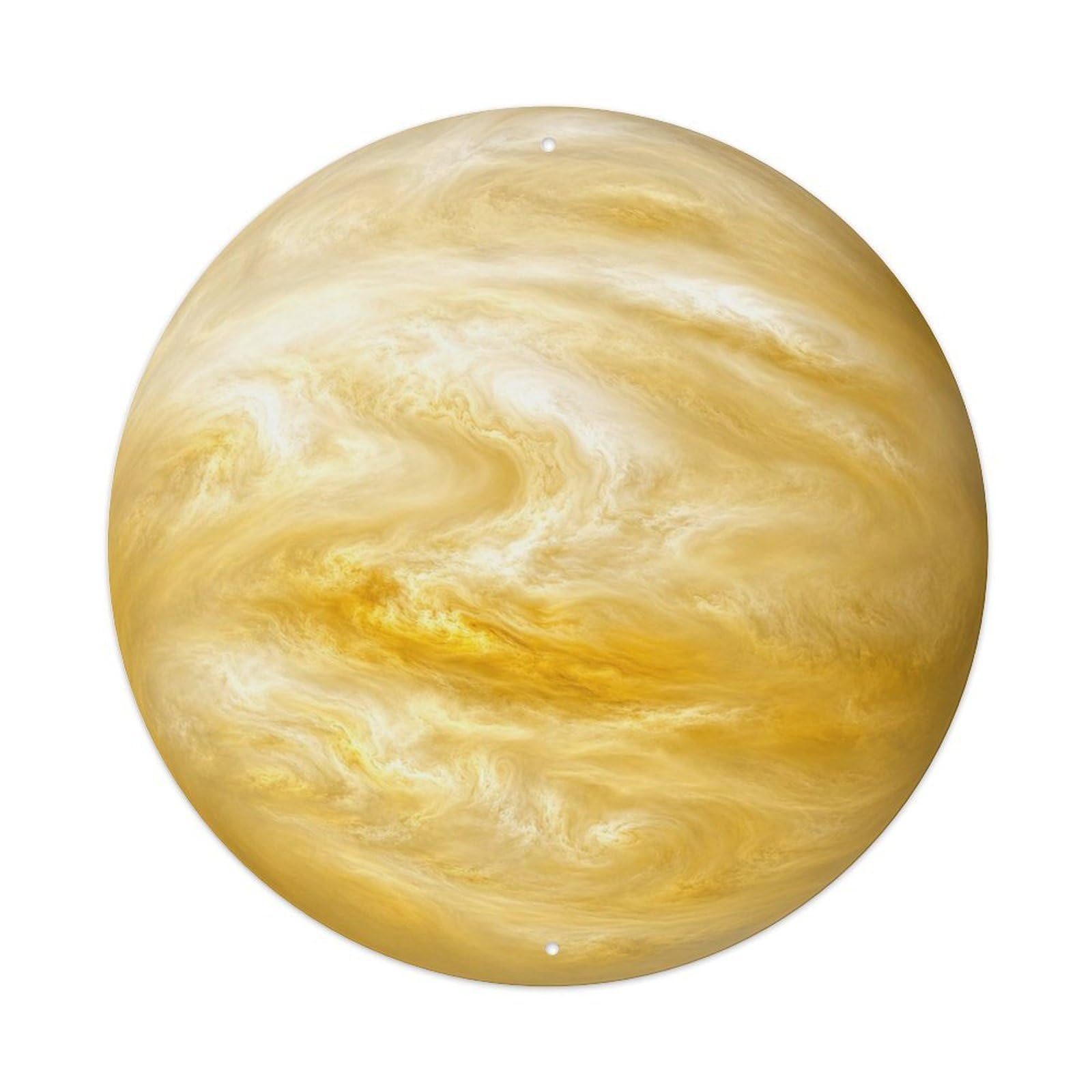 Odgynaw 8X8inch(20X20cm) Telescope Venus Planet Cosmic Discovery Scientific Metal Tin Sign
