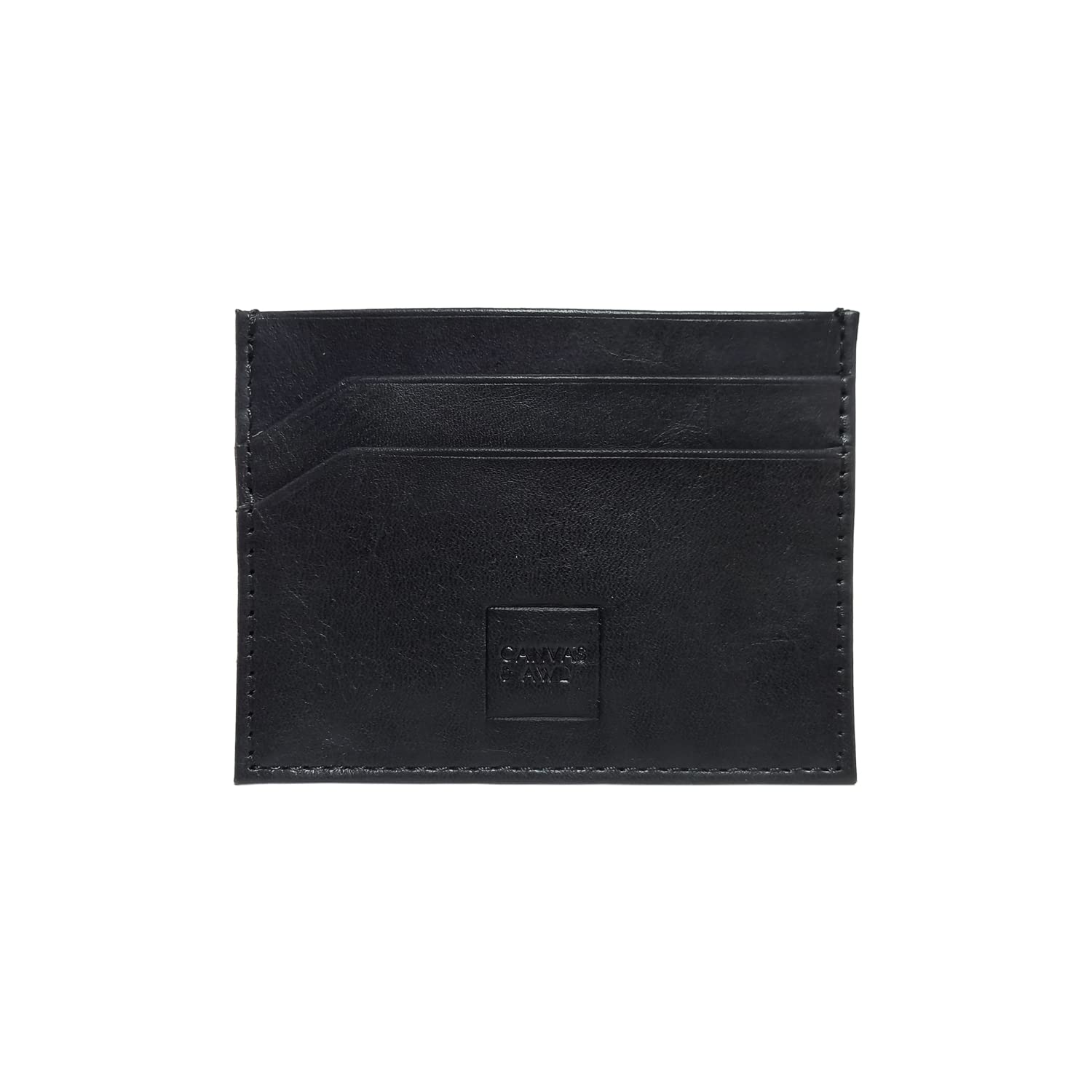 Buy CANVAS & AWL Genuine Leather Unisex Card Holder Pocket Sized Slim