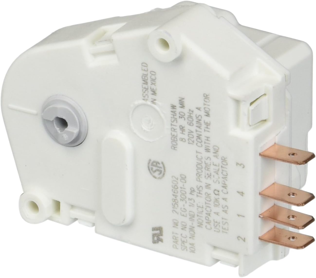 PART # 215846602 OR AP2111929 GENUINE FACTORY OEM ORIGINAL REFRIGERATOR DEFROST TIMER CONTROL FOR FRIGIDAIRE AND WHITE WESTINGHOUSE