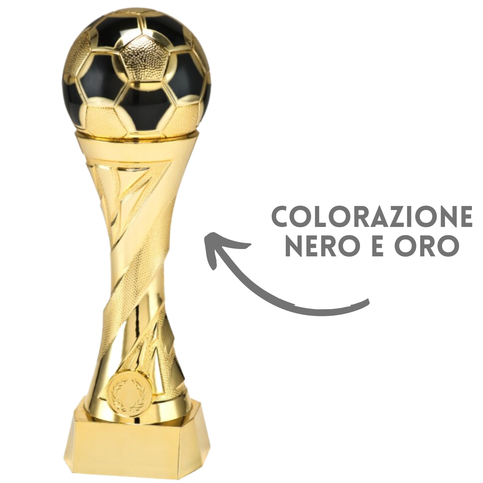 Premiazioni Calcio Personalizzate Coppe, Trofei e Premi Sportivi Calcistici con Targhetta Personalizzata Premio Giocatore, Portiere, Capocannoniere e Squadra