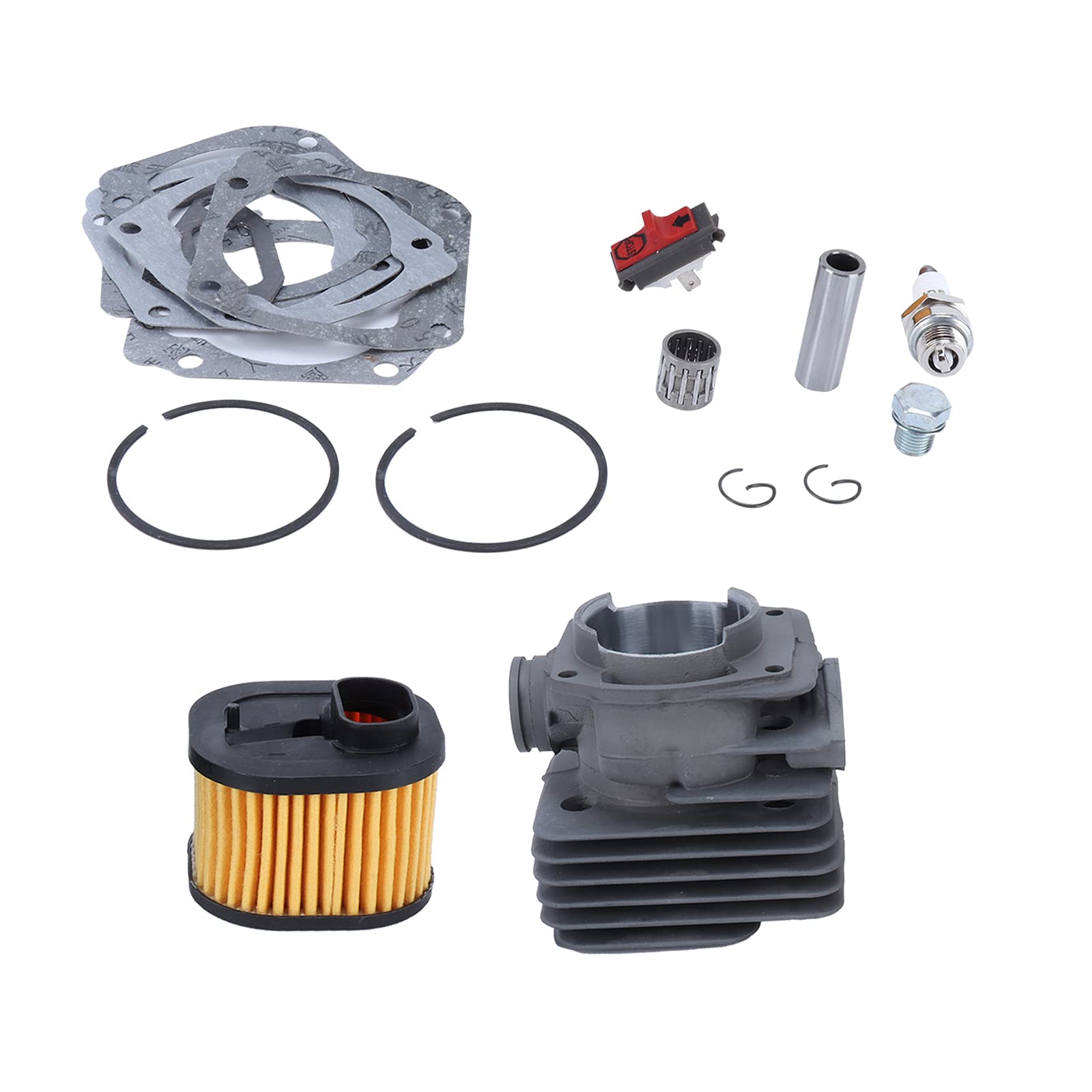 Kit cilindro pistone filtro candela di accensione per 372 XP 362 365 371 accessori da giardino in lega di alluminio per motoseghe