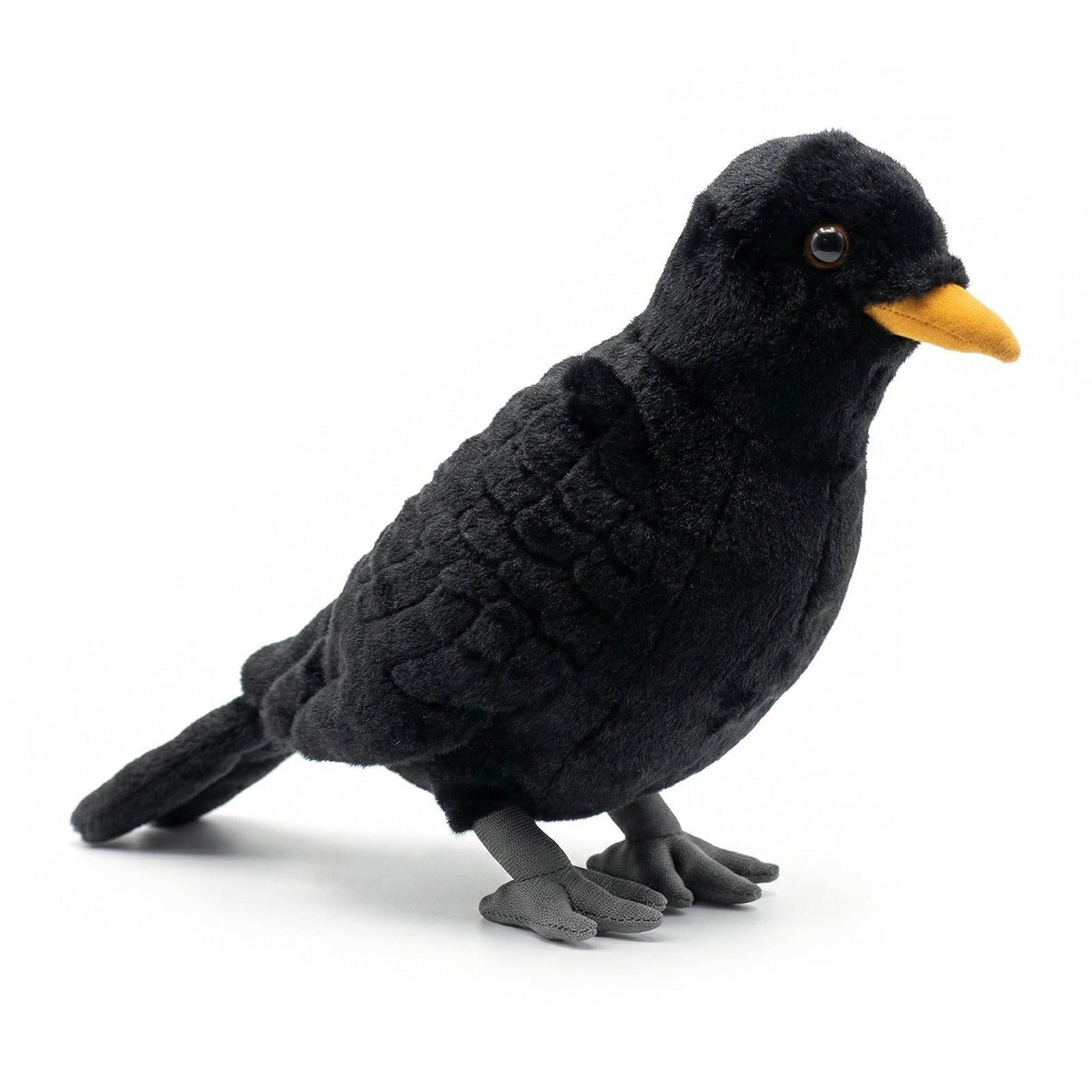PuffPurrs Blackbird Plush – Lifelike 13in Garden Bird Toy, Realistic Songbird Plush Gift for Nature Lovers — image 1