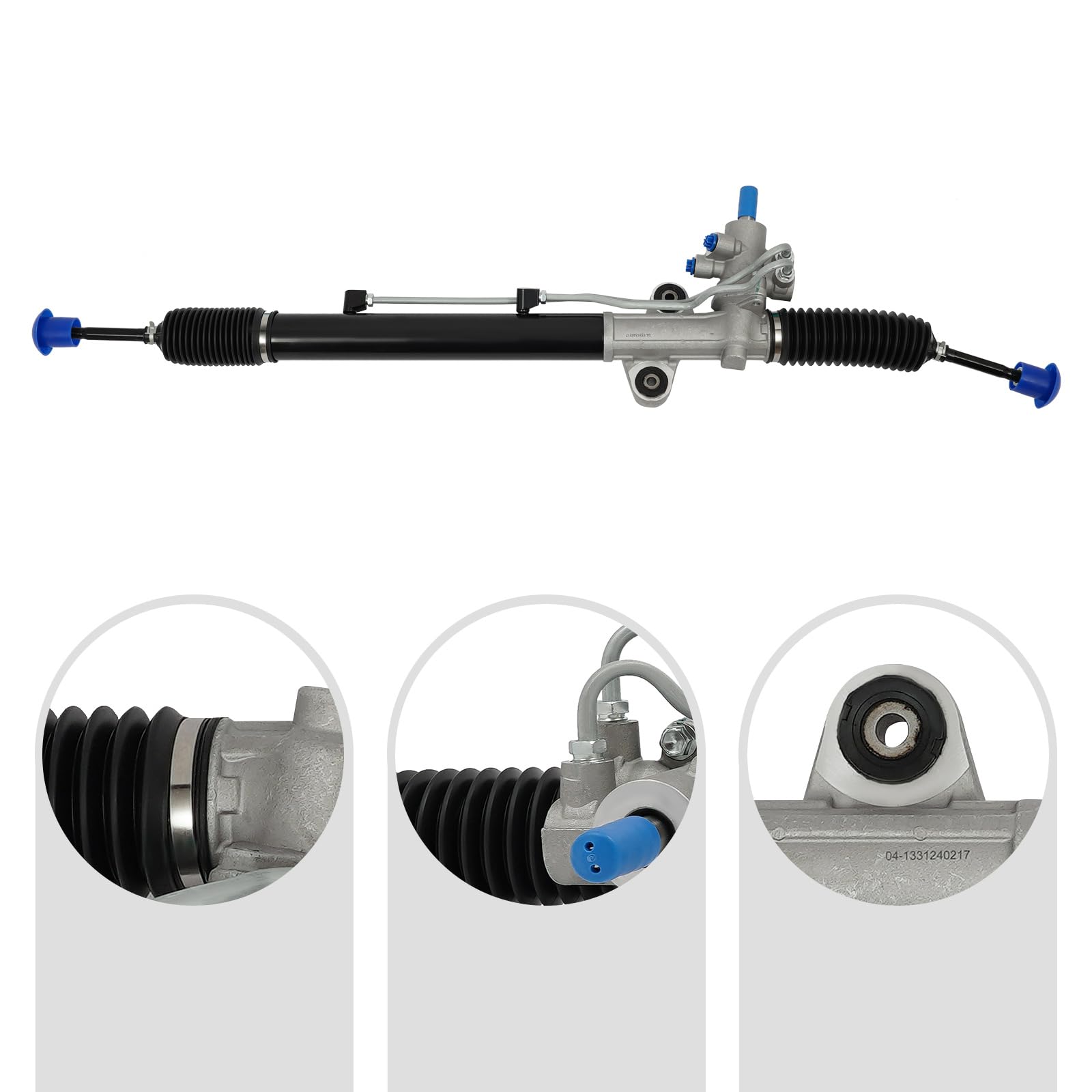 PHILTOP Hydraulic Power Steering Rack And Pinion - Compatible With 2003-2006 Acura MDX All Models, Replaces #26-2722