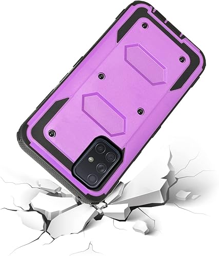 Miniatura 6 de Asuwish Funda de teléfono para Samsung Galaxy A51 4G, híbrida resistente a los golpes, a prueba de caídas, protección de cuerpo completo, accesorios
