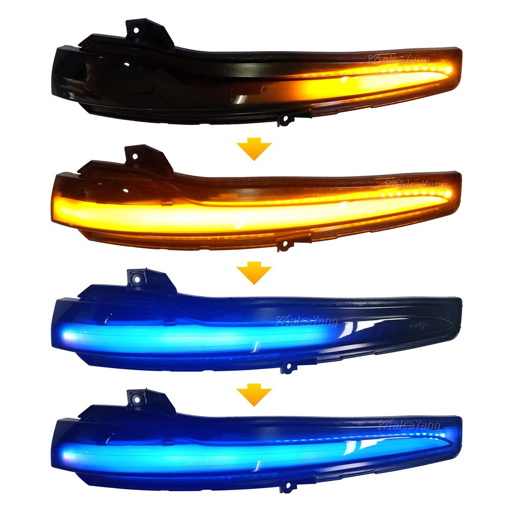 Indicatori di direzione Dinamici giallo blu LED indicatore per C E S Class W205 W222 W217 W213 LHD