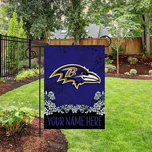 Image of Rico Industries NFL Standard /Primary Personalized 13 inch x 18 inch Double Sided Garden Flag