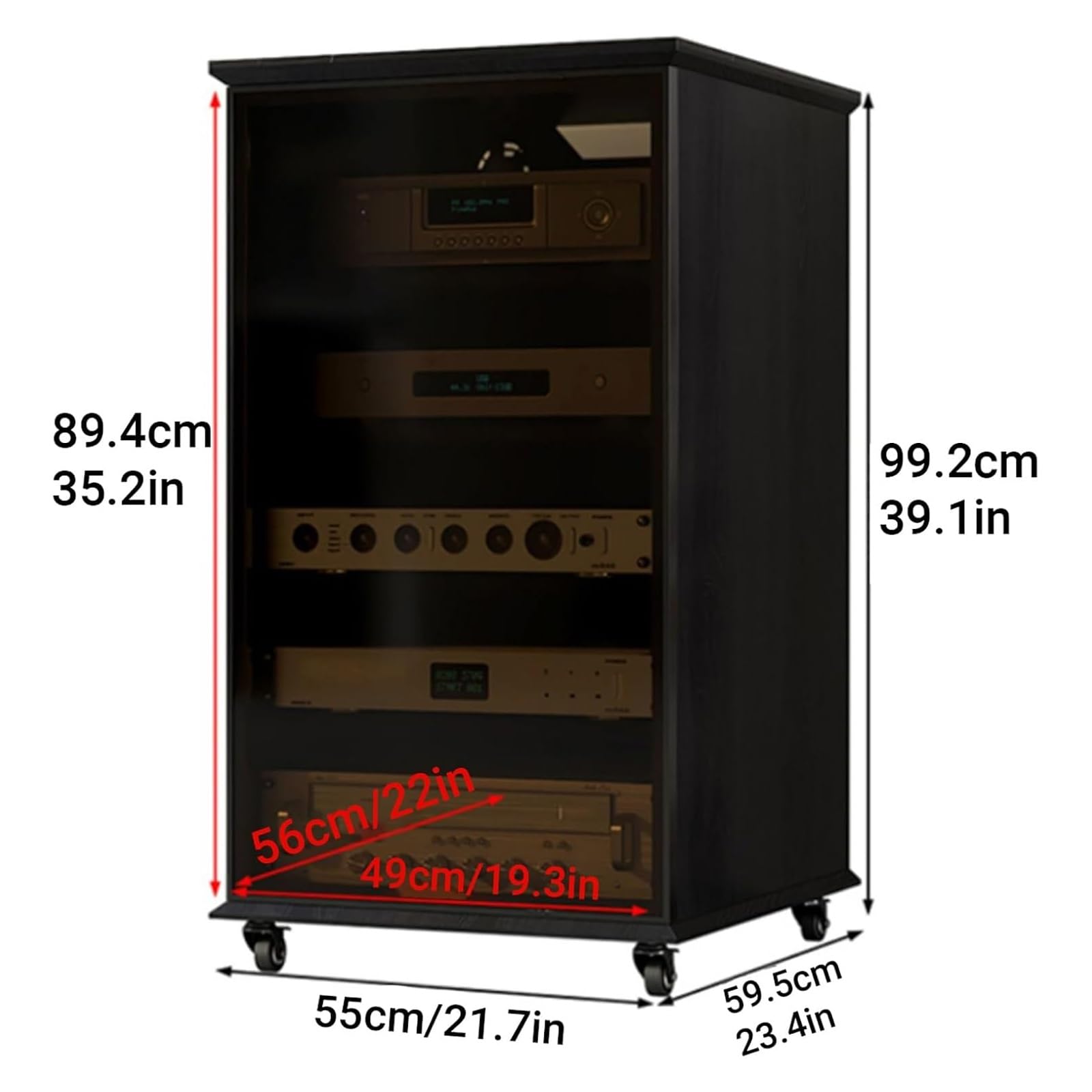 Mueble para Sistema de Audio estéreo, Mueble de Audio y vídeo