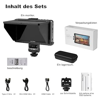 Viltrox DC-550 ビデオ モニター Smallrig シュー付き Viltrox が5.5型1200nitsのオンカメラモニター「Viltrox DC-550