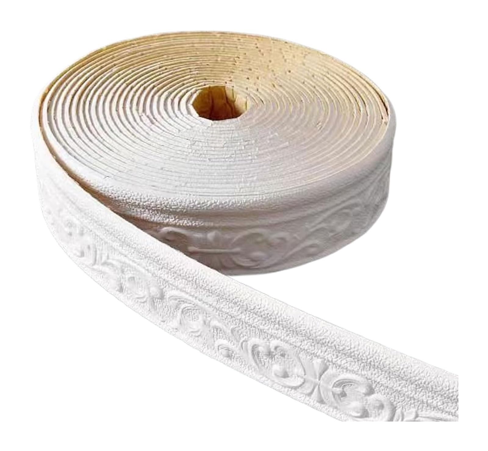 Listwy przypodłogowe, Samoprzylepna elastyczna pianka listwa przypodłogowa 9,2 m x 7,8 cm(White)