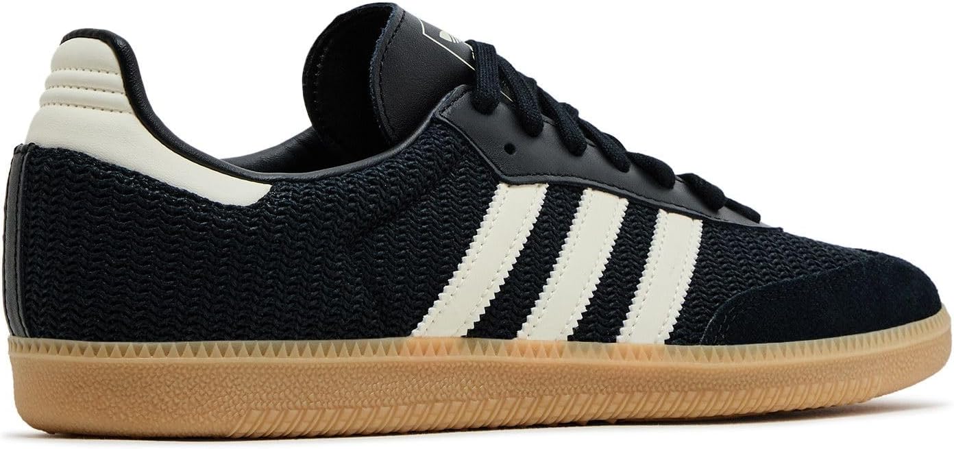 adidas Samba OG Men's Shoes, Core Black/Cream White/Magic Beige, Size 8.5