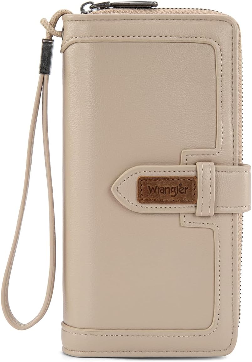 X Wrangler Women's Wallets Bifold Wristlet Wallets for Women Large Capacity Credit Card Wallet with ID Window