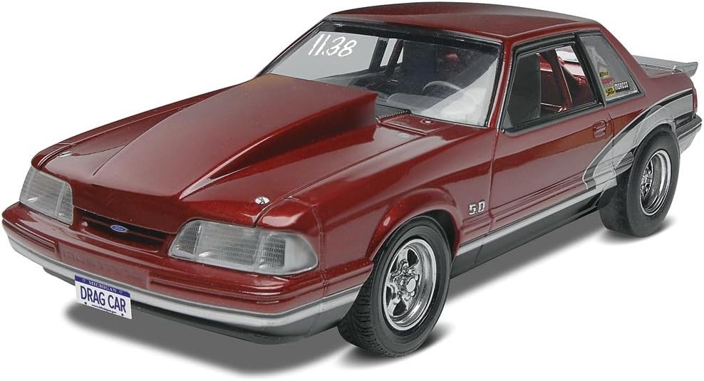 Revell Monogram ölçek 1: 25 " "1990 Mustang LX 5.0 Drag Race Auto (çok renkli)