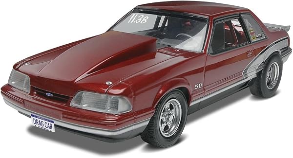Revell Monogram ölçek 1: 25 " "1990 Mustang LX 5.0 Drag Race Auto (çok renkli)