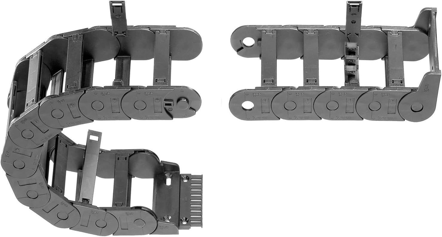 Igus 27-10-150-0 Energy Chain Cable Carrier, Polymer, Hinge-Open Crossbar , 1.26 Max Cable Diameter, 1.38" Inner Height, 3.94" Inner Width, 5.91" Bend Radius, 1ft" Chain Length